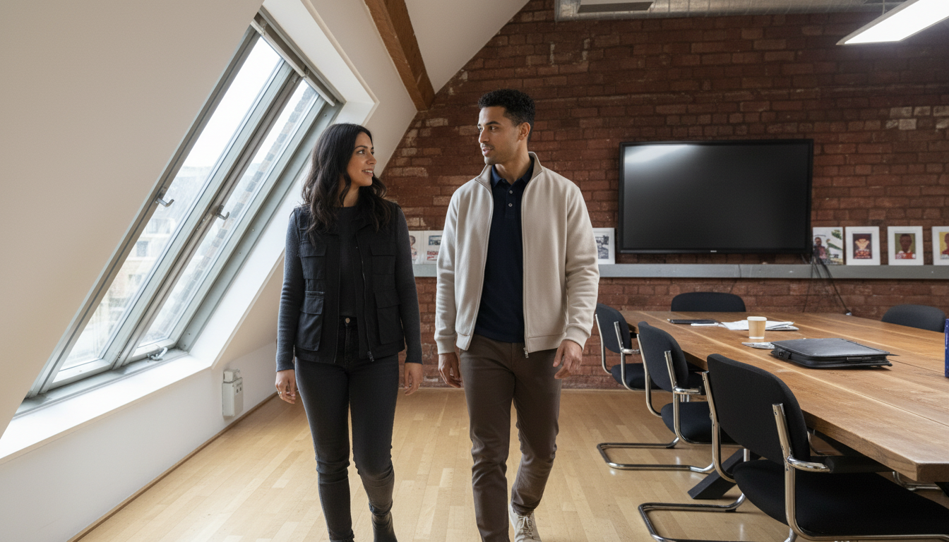 AI generated product photography being created on a laptop with retail items displayed on screen