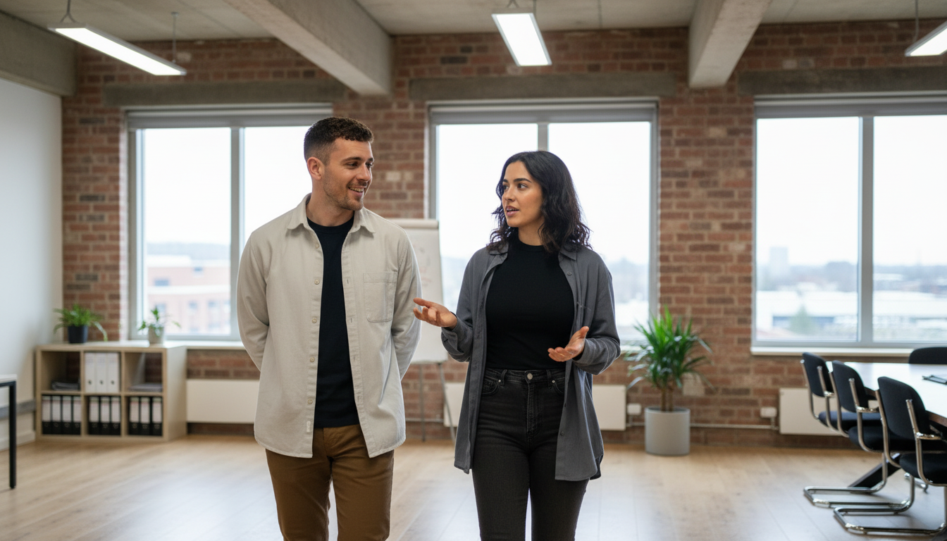 The AI branding dashboard that shows the logo, colors, and brand assets being generated automatically