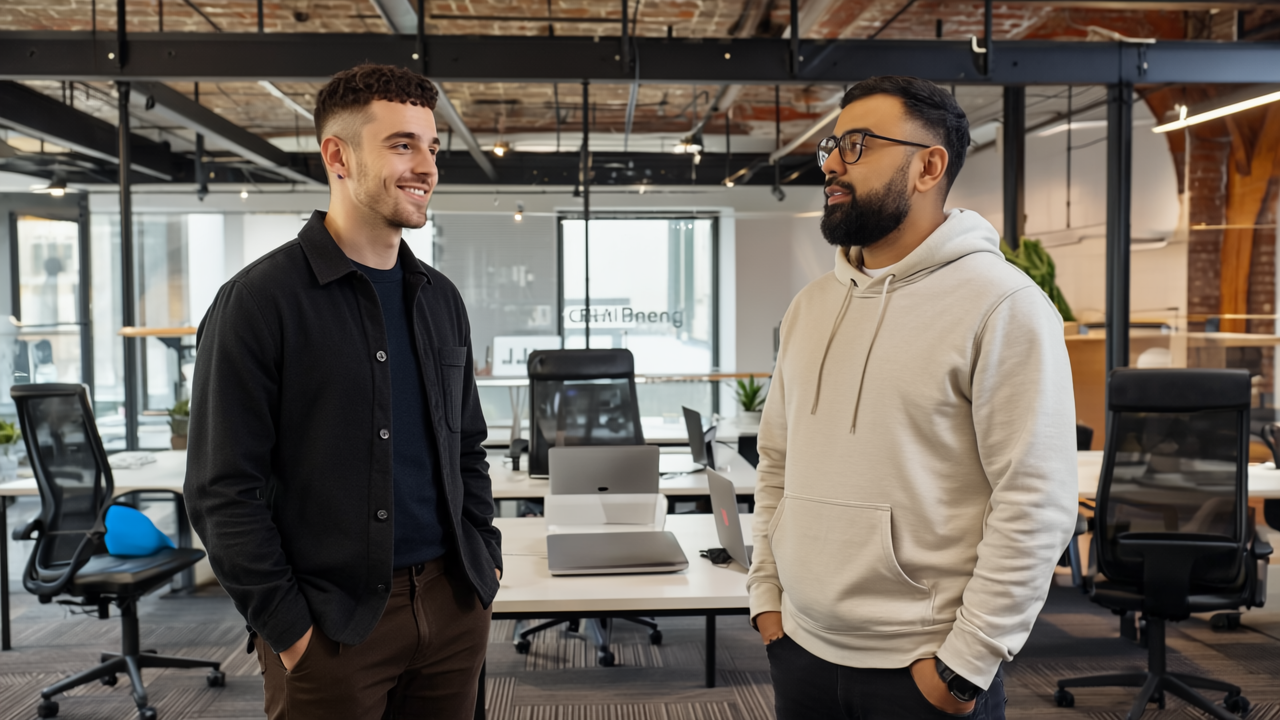 Dashboard showing CRM features including sales pipeline and customer data