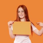 A Young Girl is Showing the Personal Brand