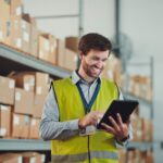 A man is handling the shopping on Shopify