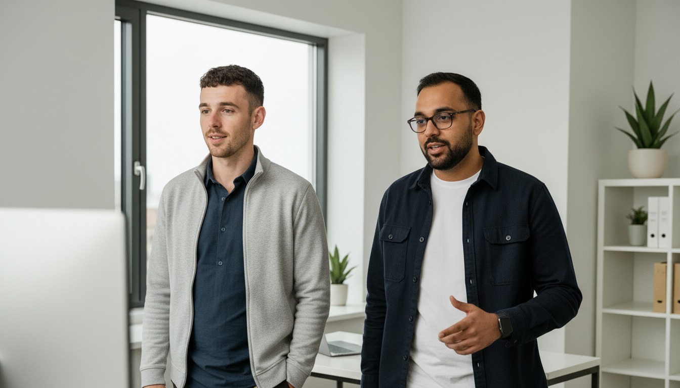 AI SEO dashboard showing keyword trends and search performance for creative businesses