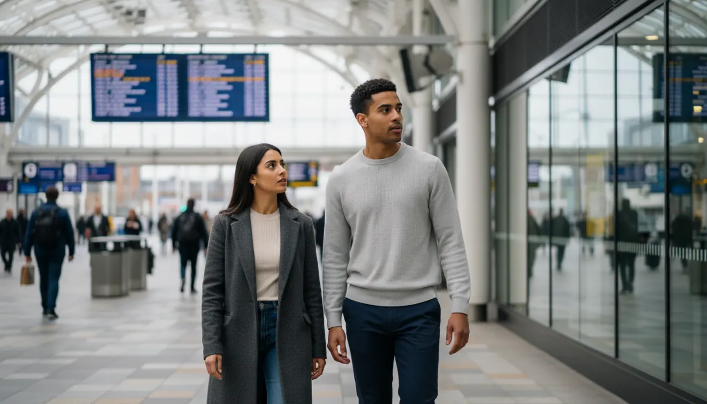 Digital signage display in a live UK space