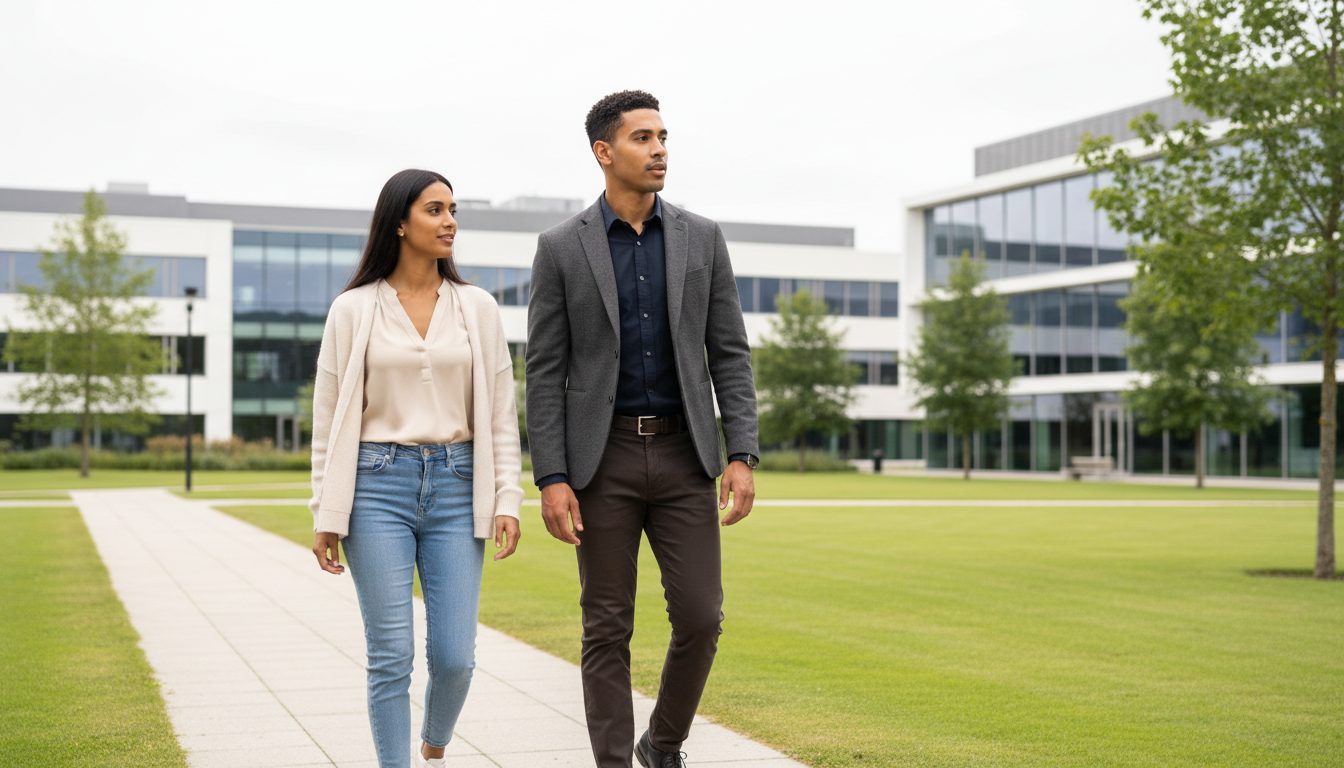 AI voice agent handling customer support calls in a modern UK contact centre