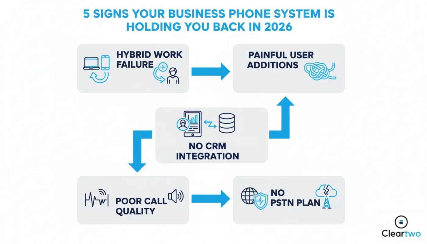 Cloud PBX dashboard showing call analytics and routing
