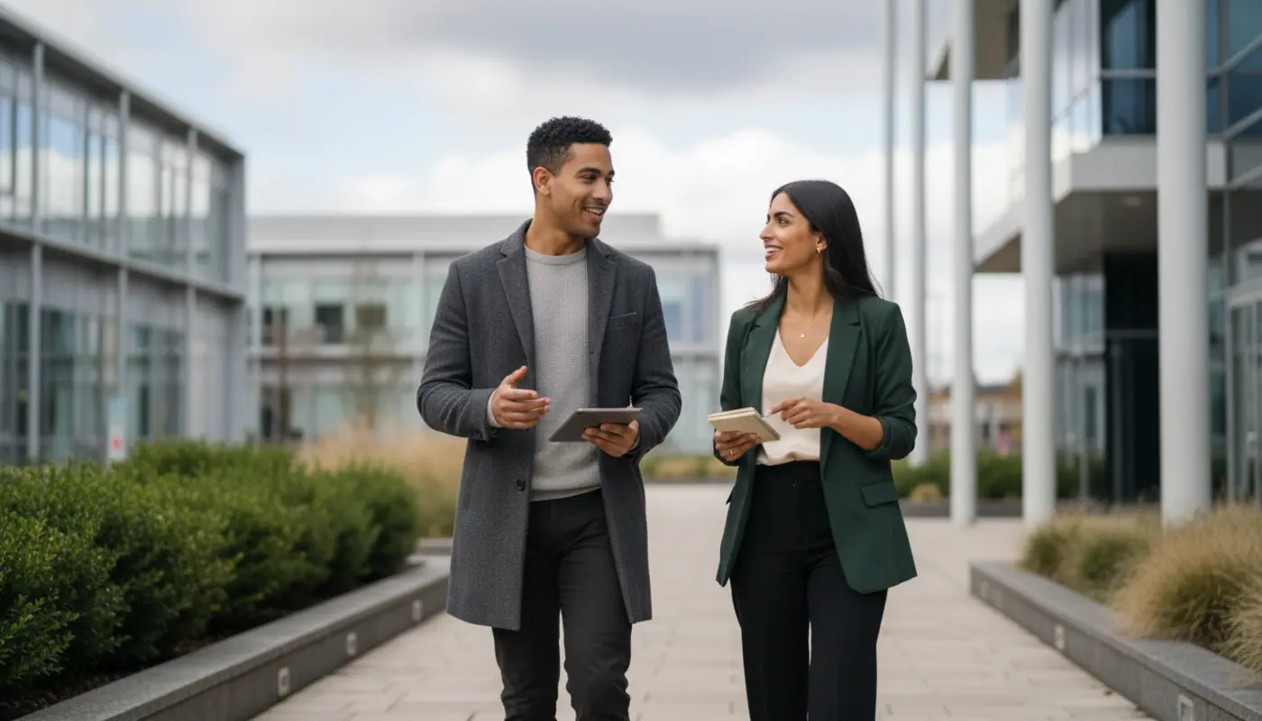 UK Shopify seller reviewing accounting dashboard with VAT reports on laptop screen