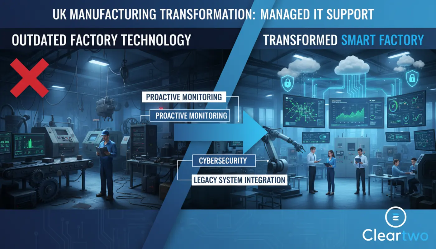Engineers monitoring a modern digital production dashboard