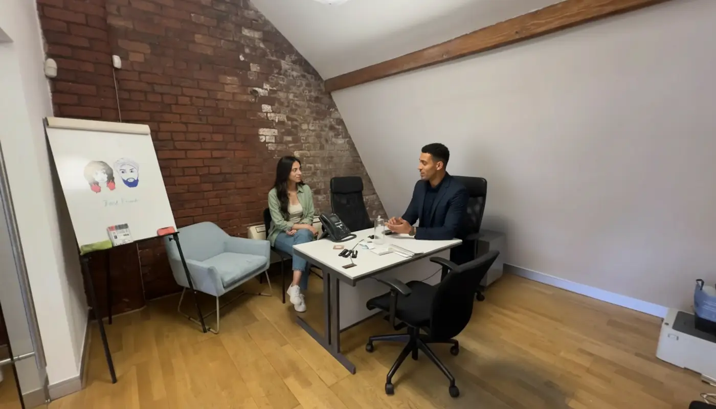 Business sending SMS from VoIP dashboard