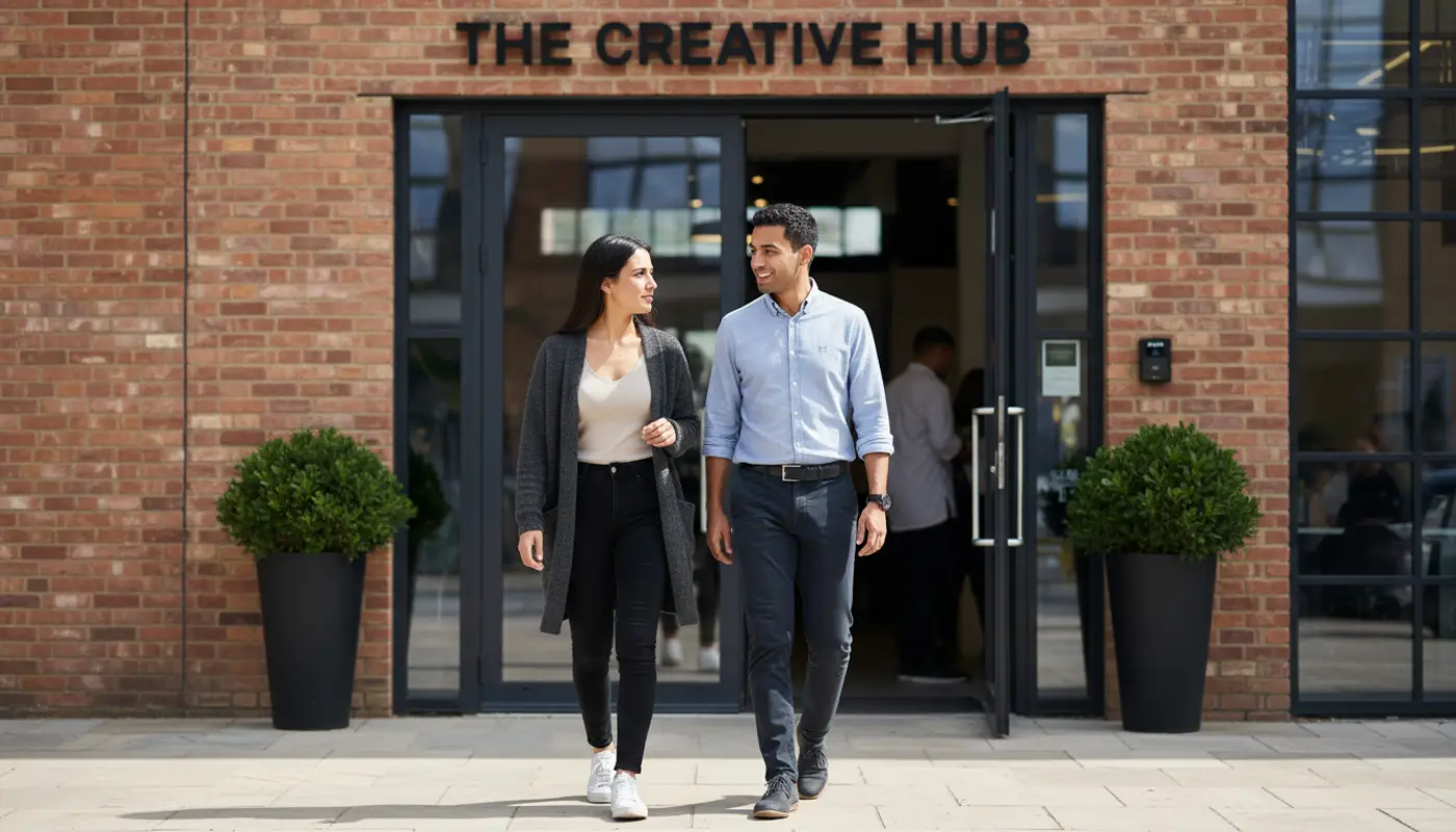 Marketing team reviewing Tiktok influencer analytics and audience data on a laptop screen