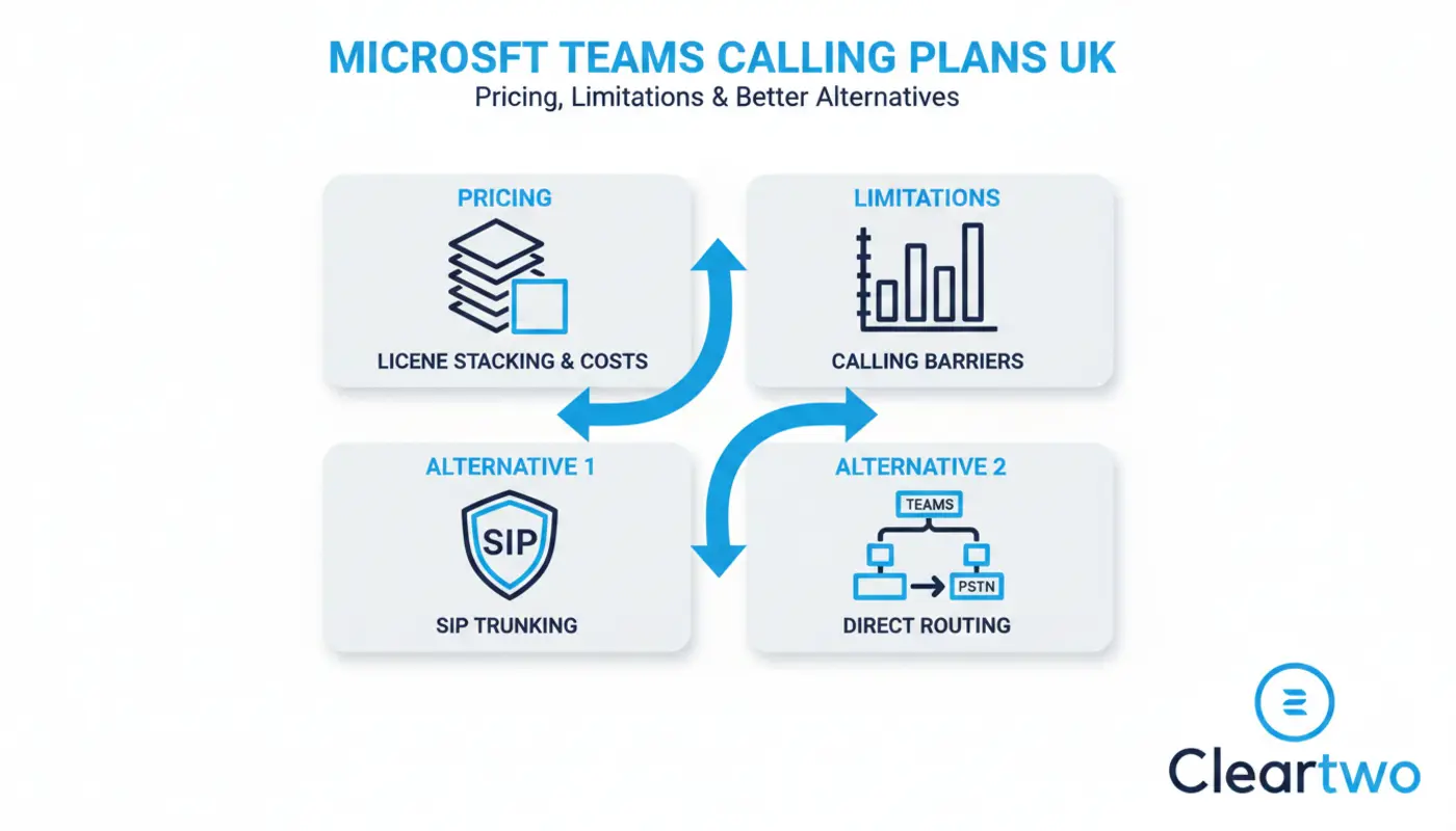 Cloud VoIP and Teams integration diagram