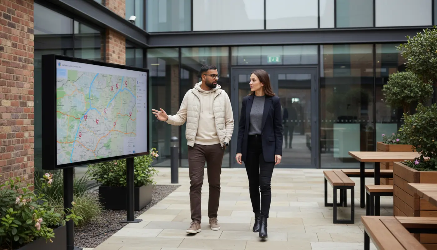 UK social media marketing strategy planning session