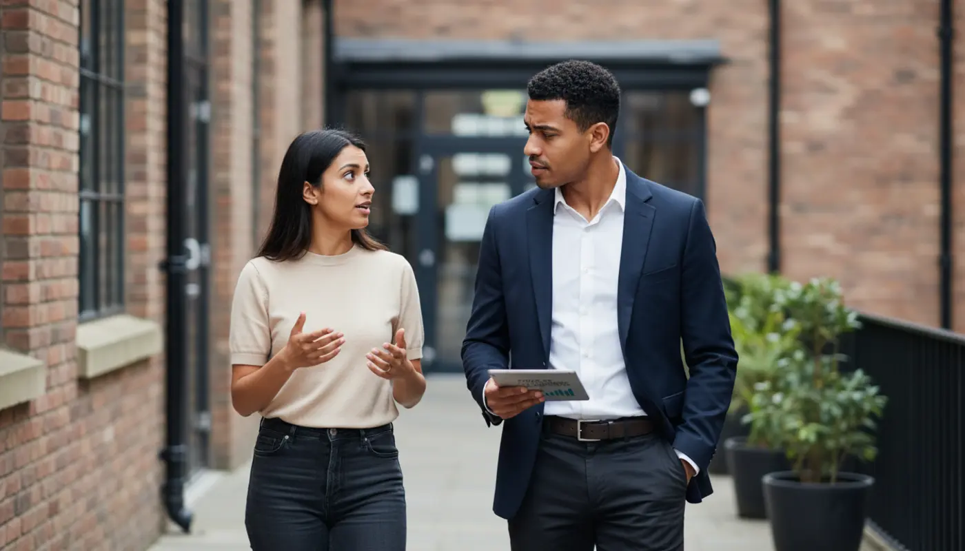 Meta Ads dashboard showing Facebook and Instagram campaign performance metrics on a laptop screen