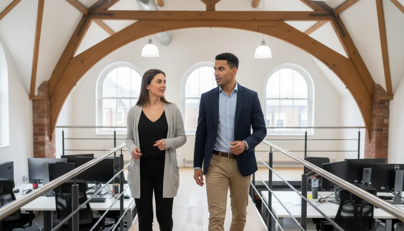 Comparison of ChatGPT and Google AI pricing and features on laptop and mobile devices in a UK office setting